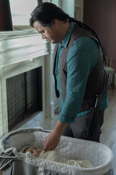 Josh McDermitt as Dr. Eugene Porter, Baby Coco Photo