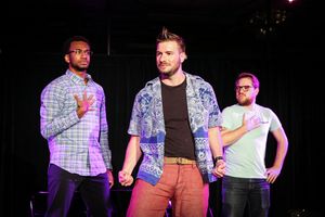 Kerrington Shorter, Ryan Powell, and Josh Brown @ BroadwayWorld Kerrington Shorter, Ryan Powell, and Josh Brown Photo