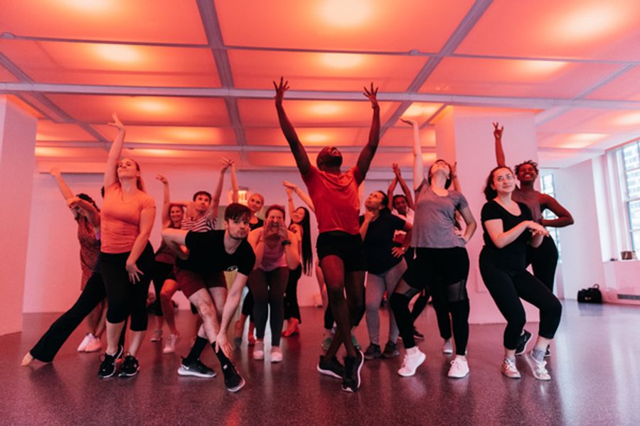 Photo Flash: Rockefeller Center Honors Hal Prince With Free Dance Class Image