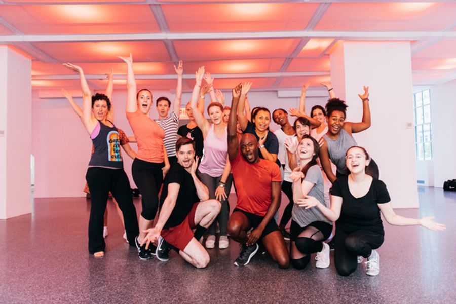 Photo Flash: Rockefeller Center Honors Hal Prince With Free Dance Class Image