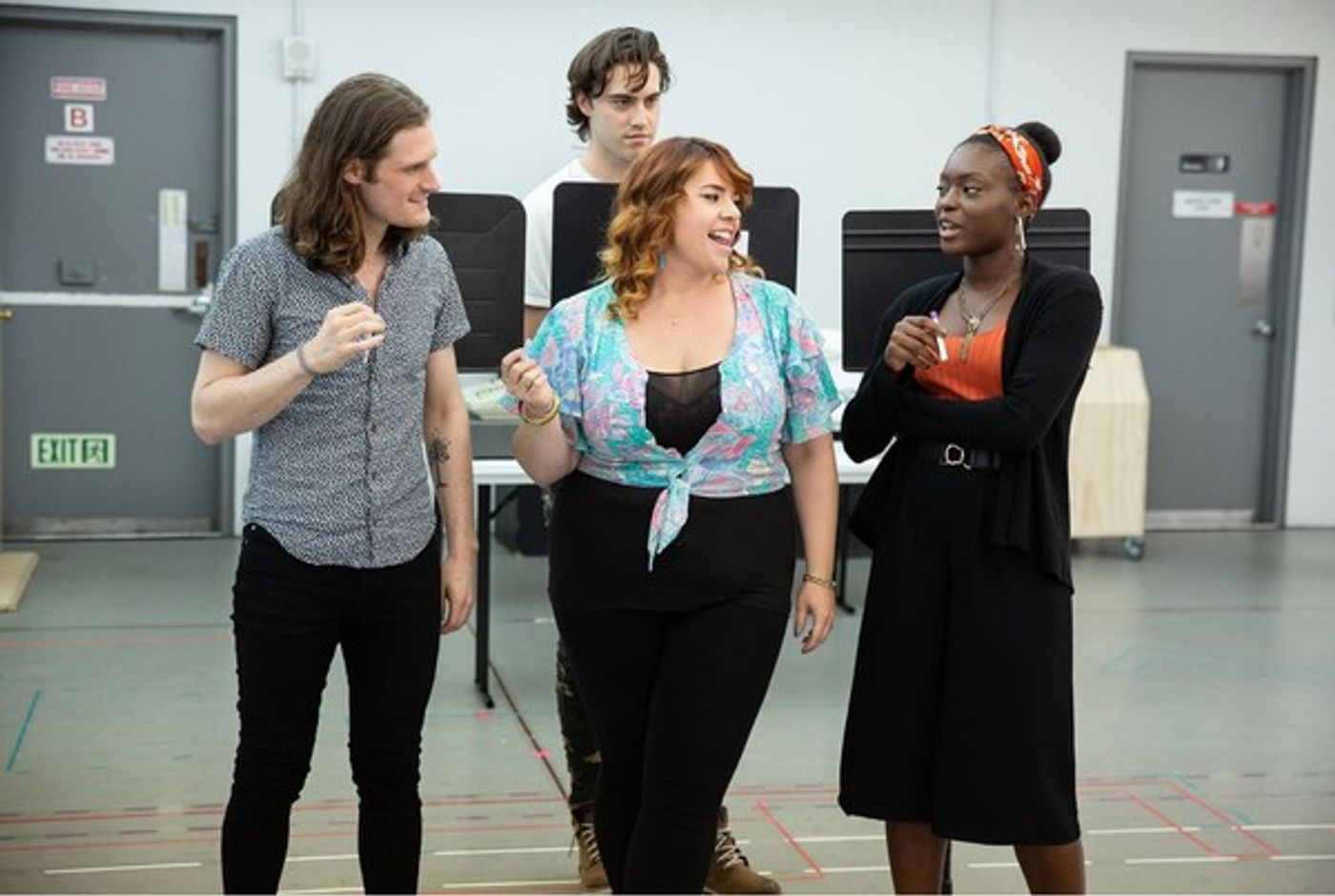 Photo Flash: Lonny Price And The Cast of SCOTLAND, PA Prep For Their World Premiere  Image