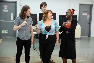 Kate B. Wells, Ryan McCartan, Alysha Umphress, Wonu Ogunfowora Photo