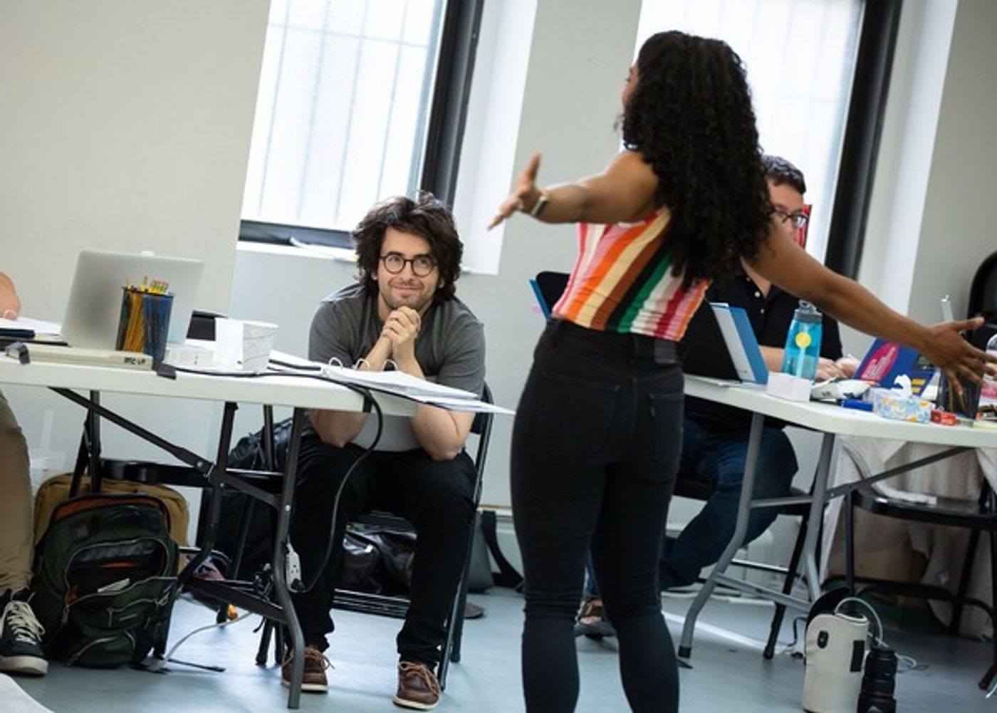 Photo Flash: Lonny Price And The Cast of SCOTLAND, PA Prep For Their World Premiere  Image