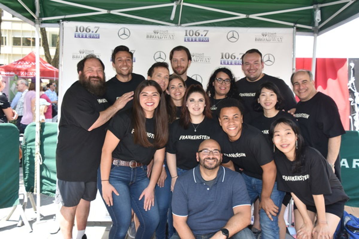 Victor Sosa joins Michael A. Green, Lauren Hugh, Clint Hmrosco (Director), Tricia Zuskind, Daniel Robert Burns, Lauren Coccaro, Stephanie Lourenco Biegas, Dylan Bivings, Marc Christopher and members of the creative team at 