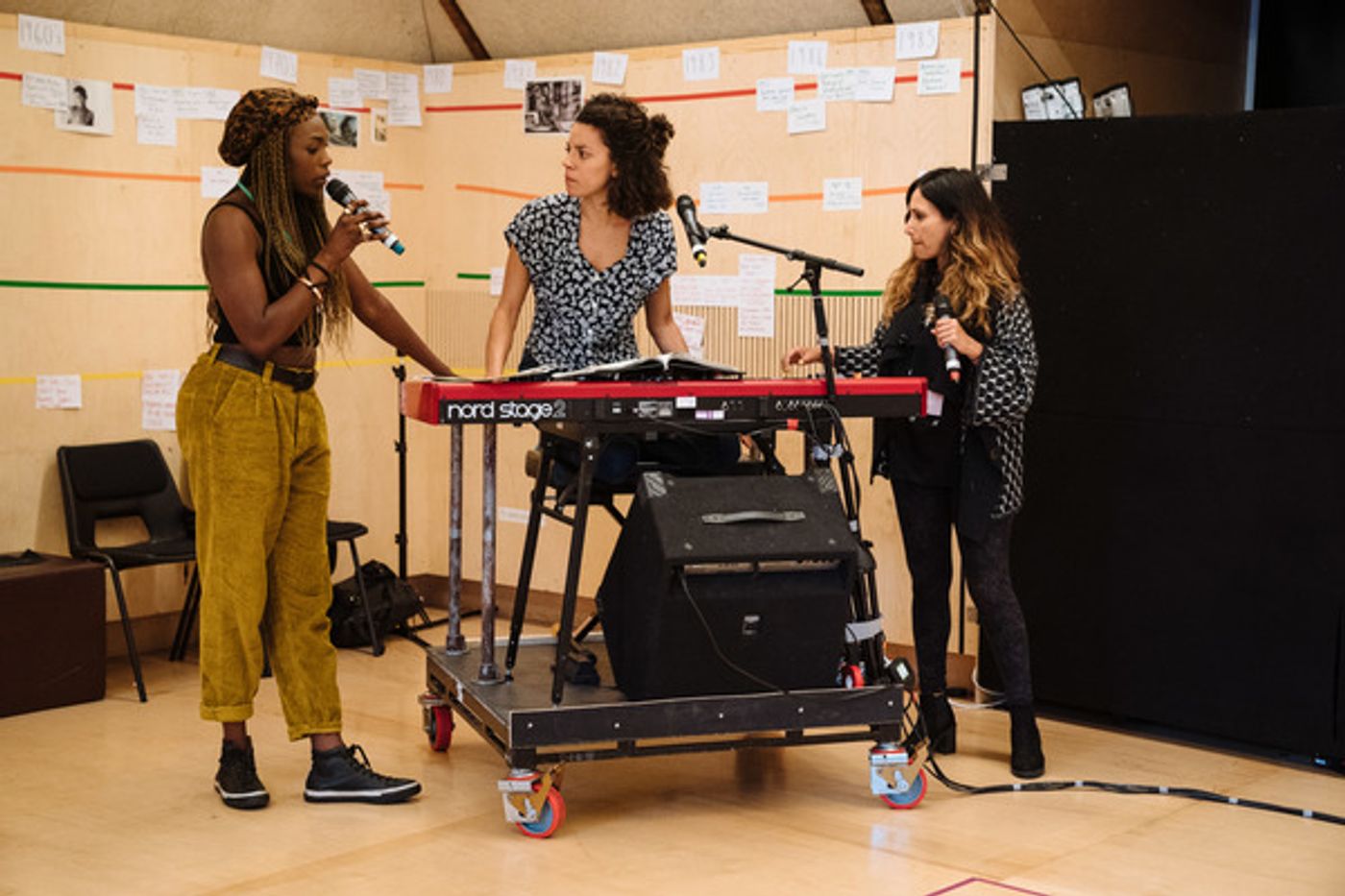 Photo Flash: Inside Rehearsal For CHIAROSCURO at Bush Theatre  Image
