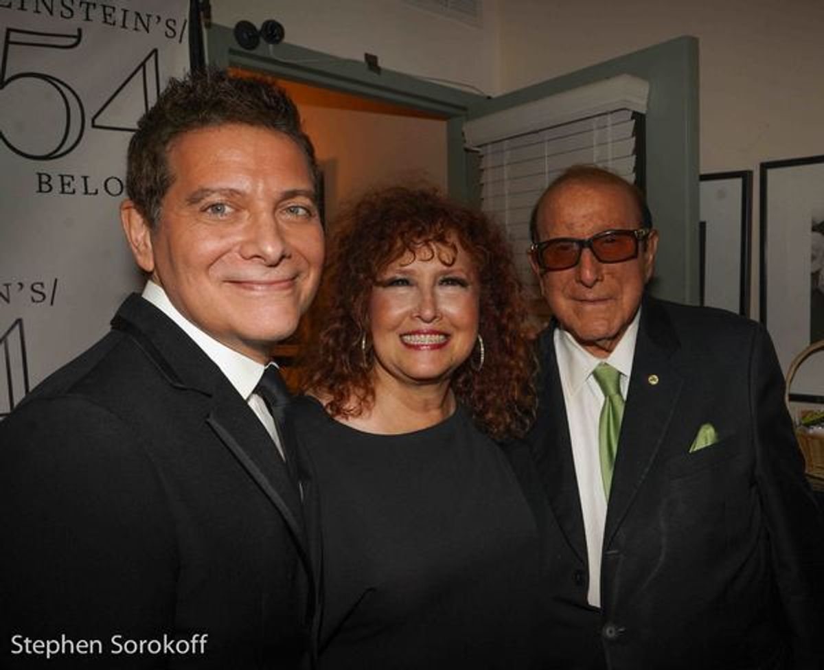 Michael Feinstein, Melissa Manchester, Clive Davis at 