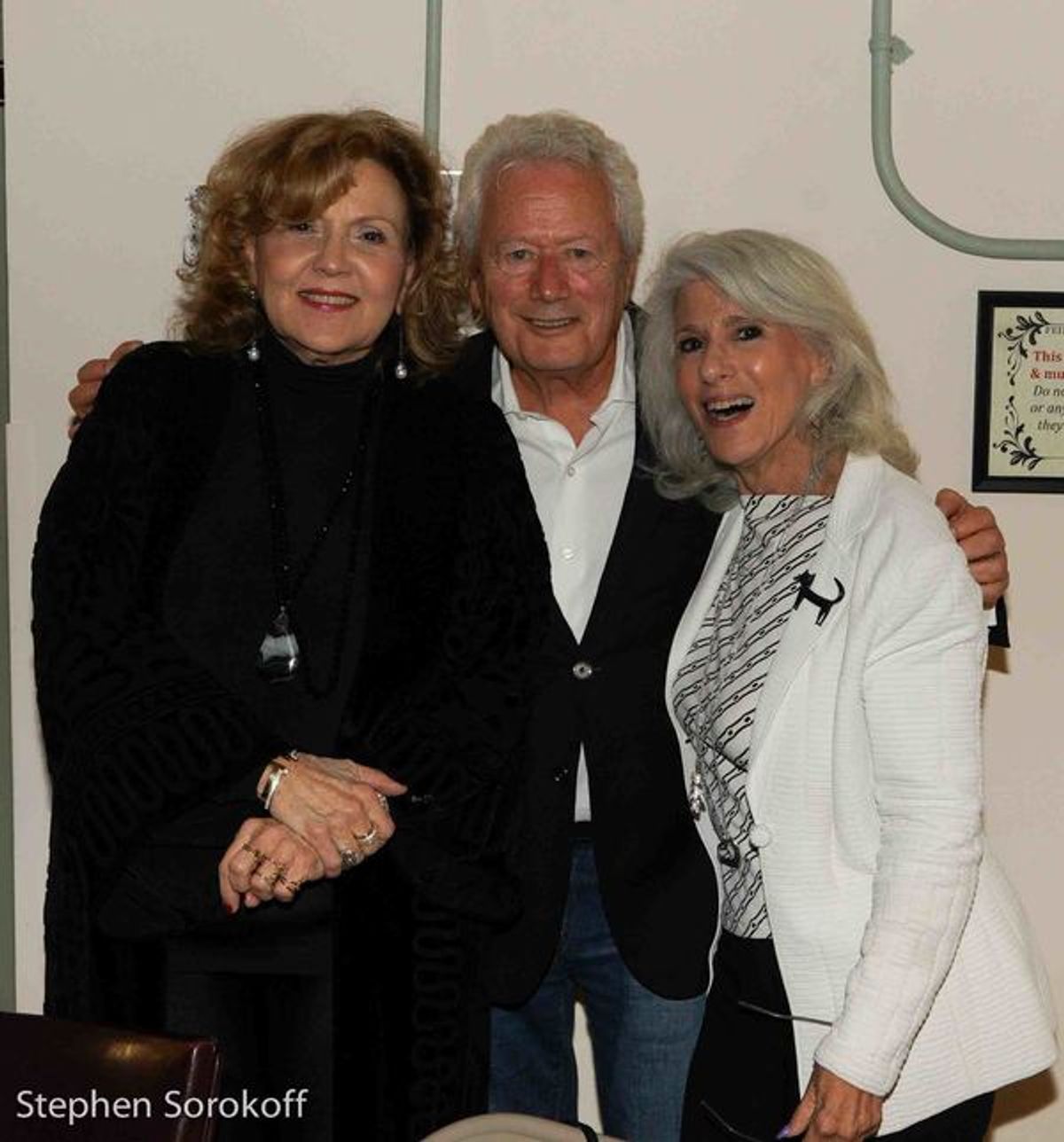 Brenda Vacarro, Stephen Sorokoff, Jamie deRoy at 