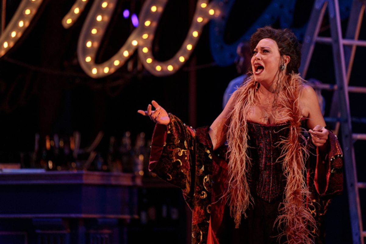 Alyson Cambridge as Julie La Verne in The Glimmerglass Festivalâ€™s 2019 production of 'Show Boat.' Photo Credit: Connor Lange/The Glimmerglass Festival

Alyson Cambridge as Julie La Verne in The Glimmerglass Festivalâ€™s 2019 production of 'Show Boat.' Photo Credit: Connor Lange/The Glimmerglass Festival

 at 