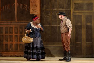 Judith Skinner as Queenie and Spencer Hamlin as Pete in The Glimmerglass Festivalâ® Photo