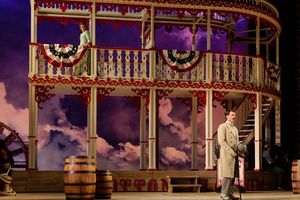 Lauren Snouffer as Magnolia Hawks and Michael Adams in Gaylord Ravenal in The Glimmerglass Festival’s 2019 production of "Show Boat." Photo Credit: Karli Cadel/The Glimmerglass Festival @ BroadwayWorld Lauren Snouffer as Magnolia Hawks and Michael Adams in Gaylord Ravenal in The Glimmer Photo