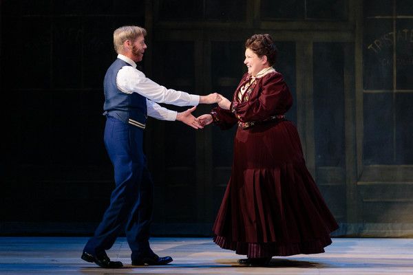 Lara Teeter as Cap'n Andy and Klea Blackhurst as Parthy Ann Hawks in The Glimmerglass Photo