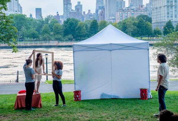 From left: Ensemble (Carroll Herring), Juliet (Rachel Schmeling), Ensemble (Milagros  Photo