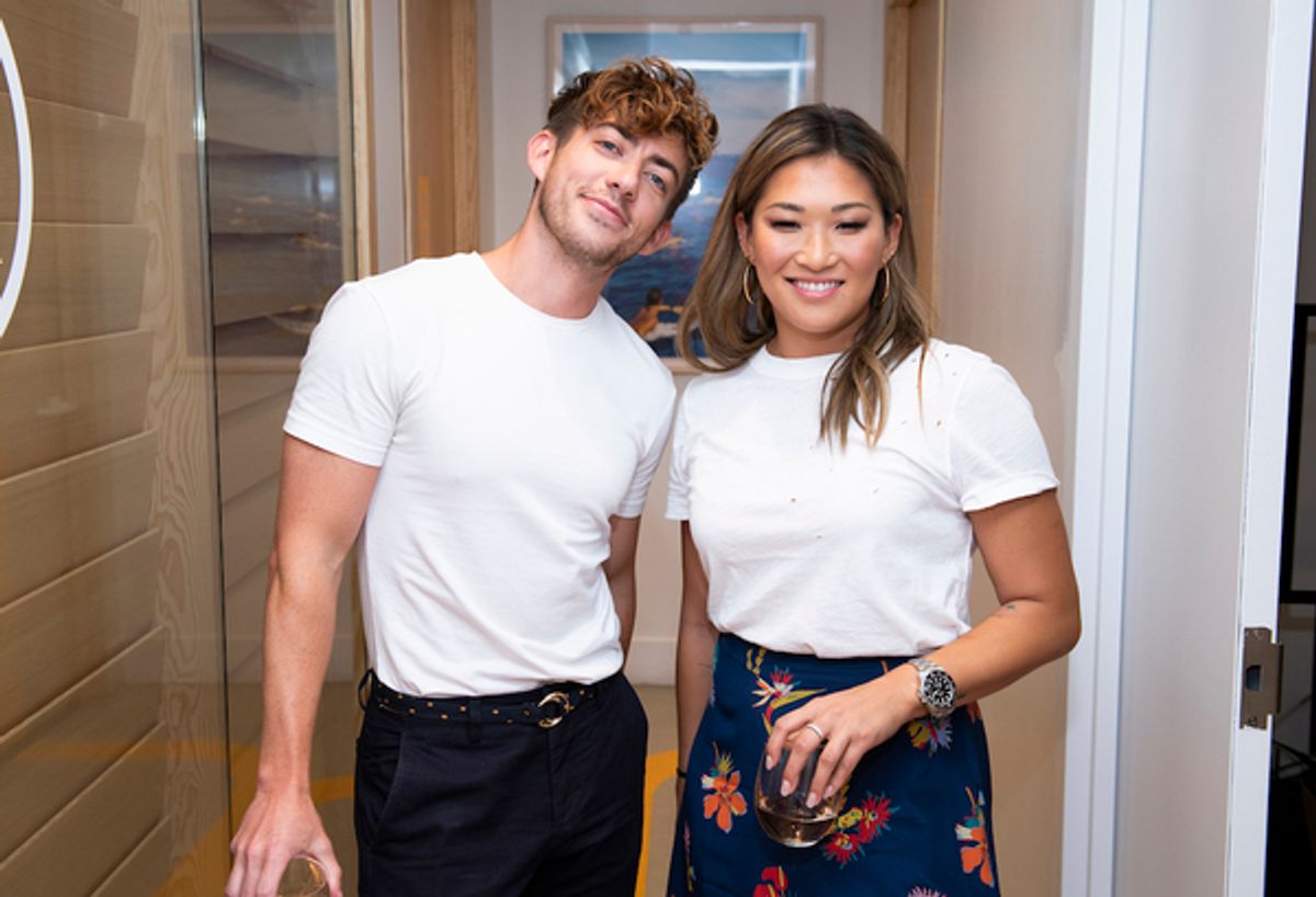 Kevin Hale, Jenna Ushkowitz at 