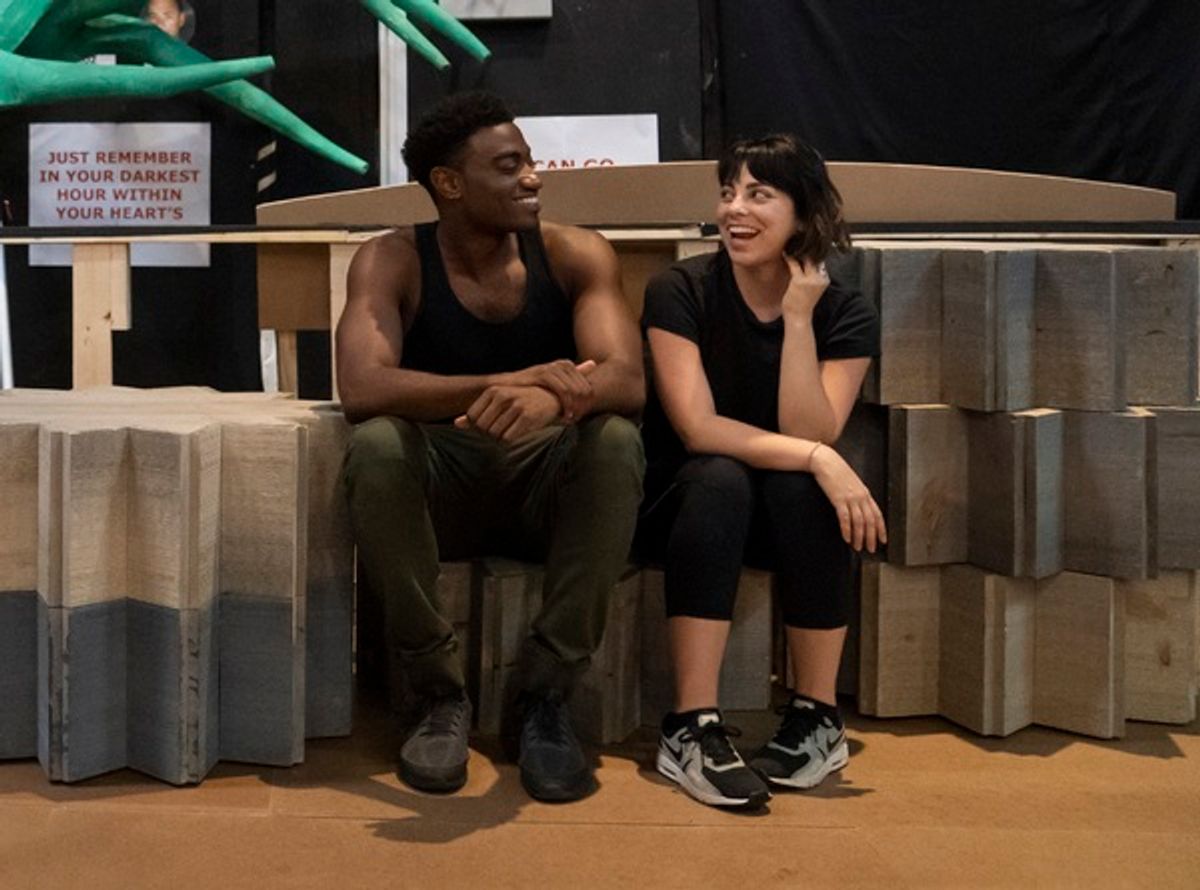 Jelani Alladin and Krysta Rodriguez at 