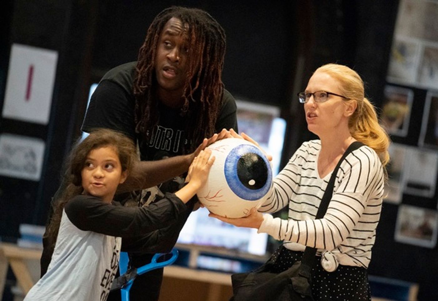 Photo Flash: In Rehearsal with the Company of HERCULES Photo Flash: In Rehearsal with the Company of HERCULES Image