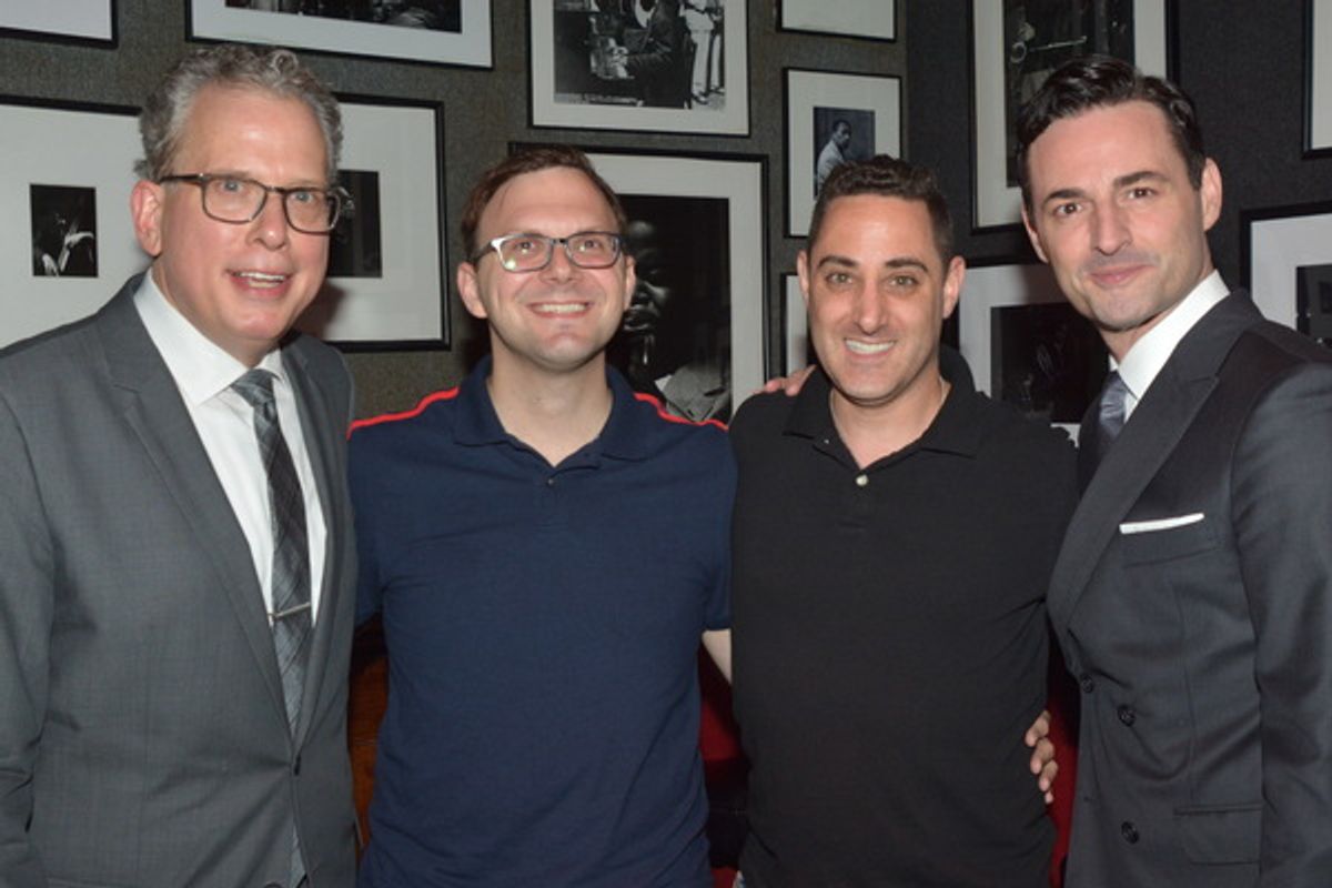 Billy Stritch, Angelo Noto, Adam Rothenberg and Max von Essen at 