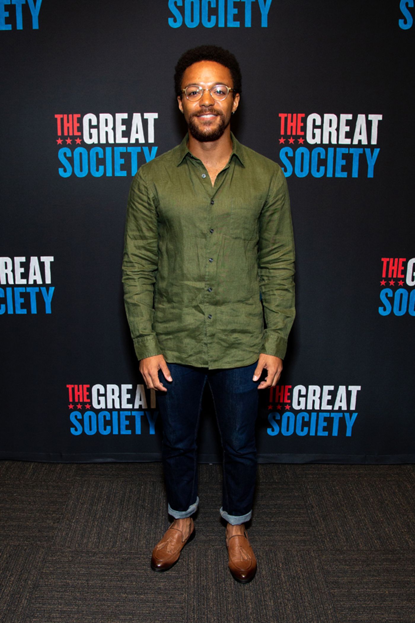 Photo Coverage: Brian Cox, Bryce Pinkham, Mark Kudisch, And The Cast of THE GREAT SOCIETY Meets The Press  Image