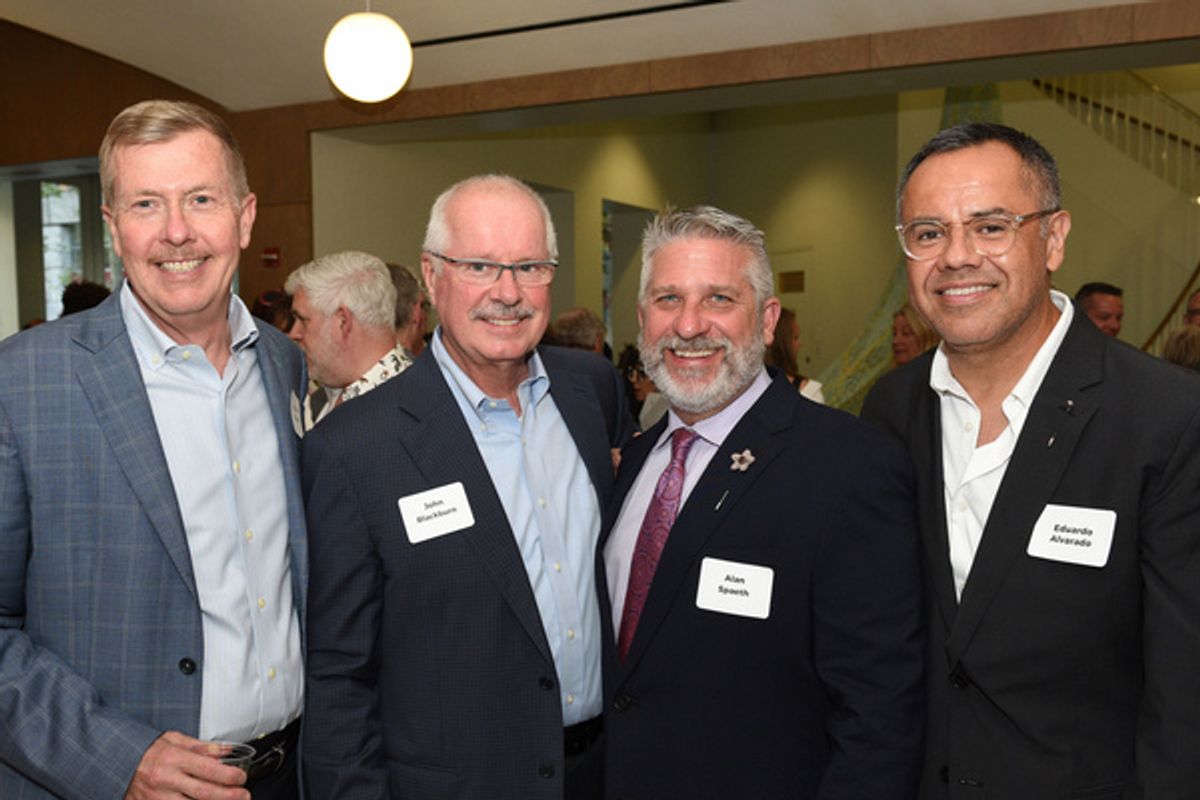 Bill Gilmer with John Blackburn, Alan Spaeth and Eduardo Alvarado at 