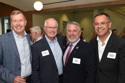 Bill Gilmer with John Blackburn, Alan Spaeth and Eduardo Alvarado Photo