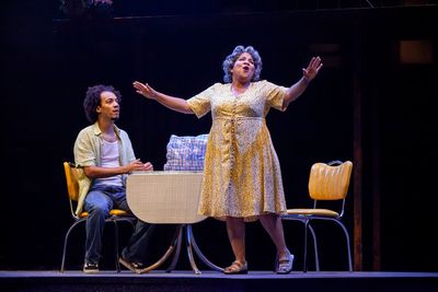 Rodolfo Soto as Usnavi and Rayanne Gonzales Photo