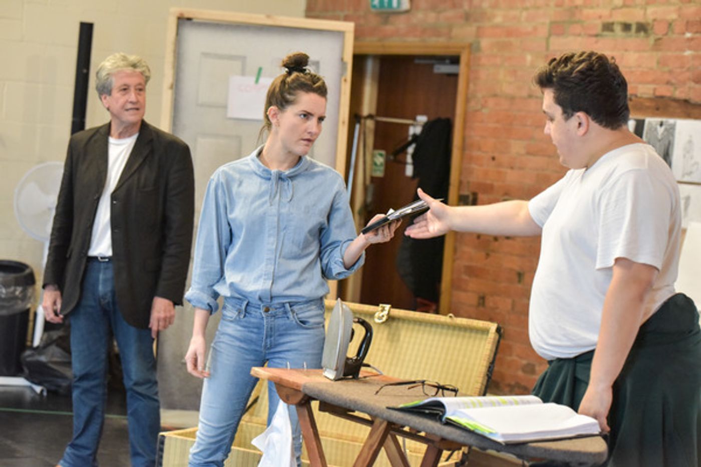 Photo Flash: Inside Rehearsal For Derby Theatre and Queen's Theatre Hornchurch's ONE MAN, TWO GUVNORS Photo Flash: Inside Rehearsal For Derby Theatre and Queen's Theatre Hornchurch's ONE MAN, TWO GUVNORS Image