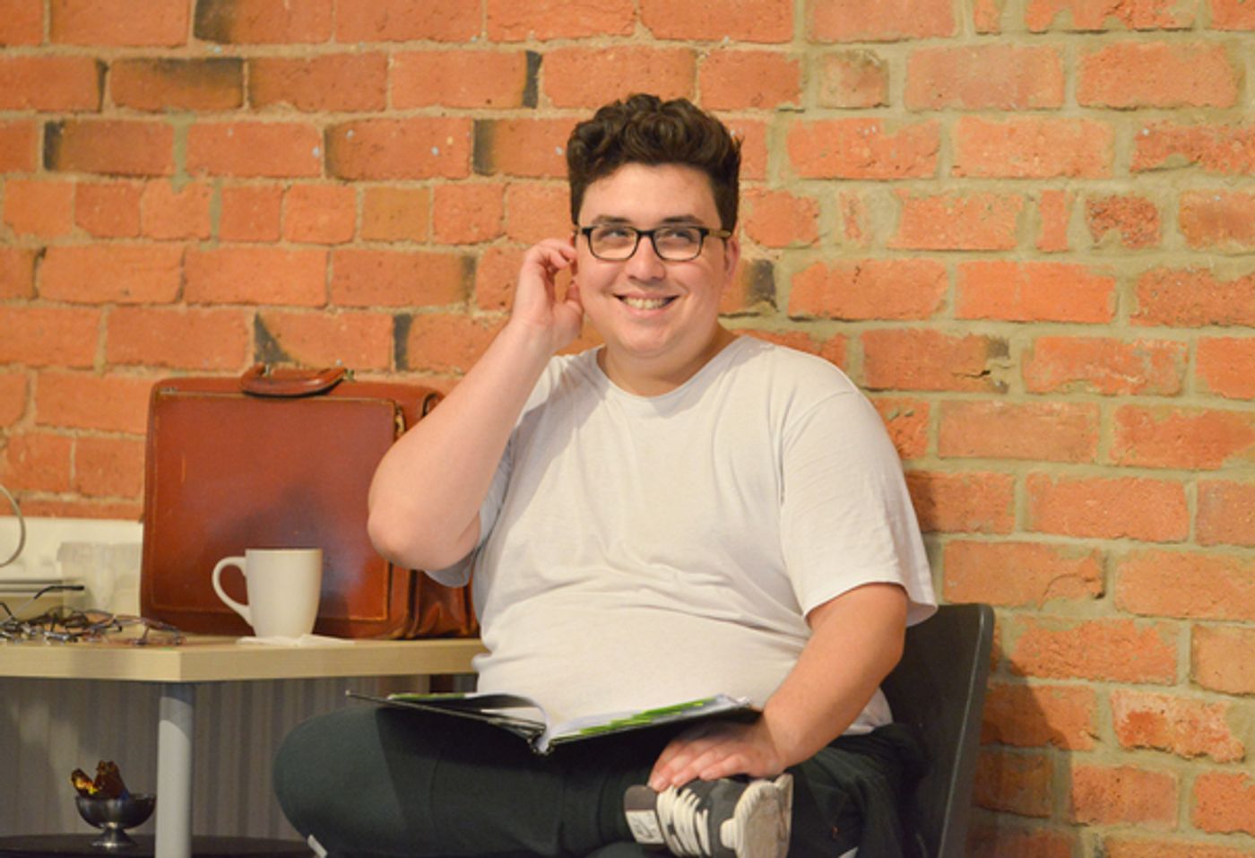 Photo Flash: Inside Rehearsal For Derby Theatre and Queen's Theatre Hornchurch's ONE MAN, TWO GUVNORS Photo Flash: Inside Rehearsal For Derby Theatre and Queen's Theatre Hornchurch's ONE MAN, TWO GUVNORS Image