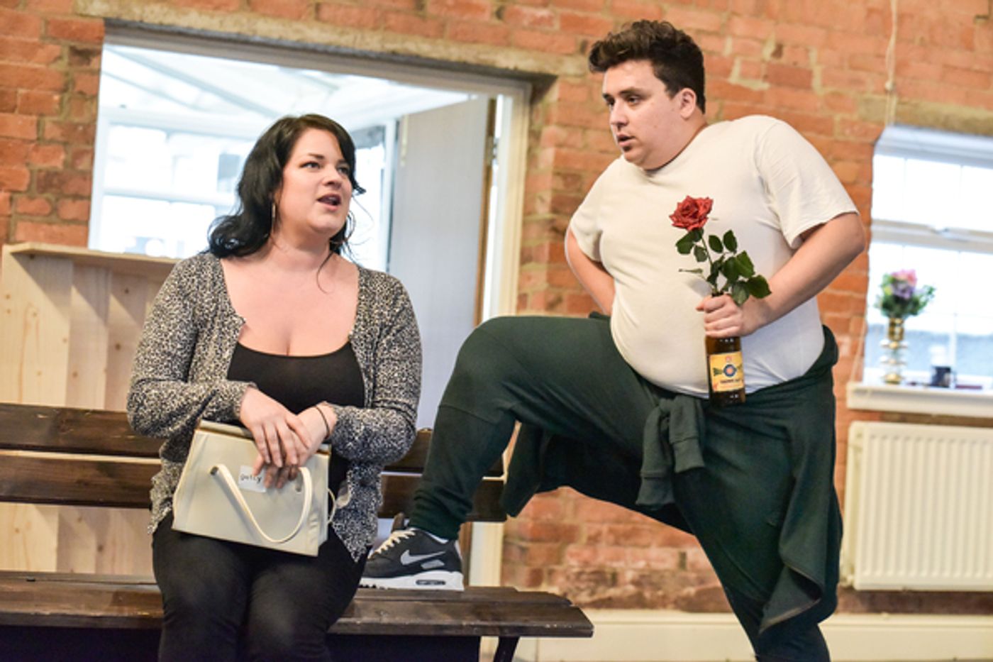 Photo Flash: Inside Rehearsal For Derby Theatre and Queen's Theatre Hornchurch's ONE MAN, TWO GUVNORS Photo Flash: Inside Rehearsal For Derby Theatre and Queen's Theatre Hornchurch's ONE MAN, TWO GUVNORS Image