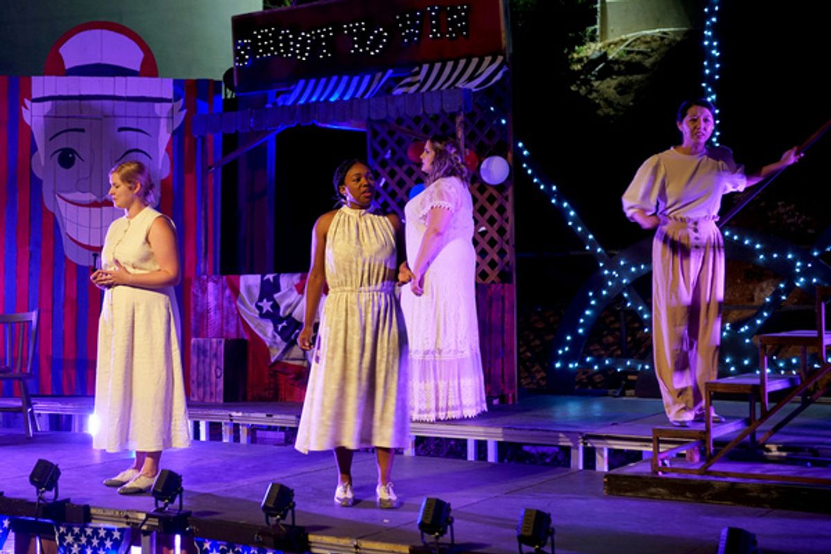 L to R: Rory Smith, Keeley Bell, Jade  Taylor and Jane Leu     at 