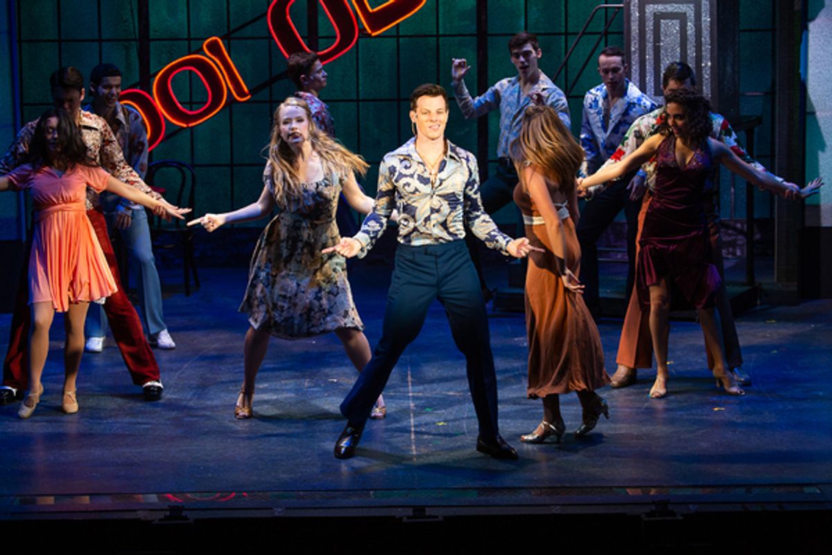 Schyler Conaway and the cast of SATURDAY NIGHT FEVER at 