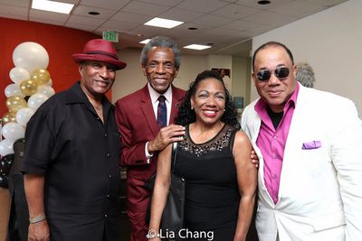 Gordon Parks, Andre De Shields, Gabrielle Goodman and David Alan Bunn Photo