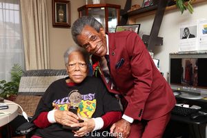 Andre De Shields with his sister, Mary @ BroadwayWorld Andre De Shields with his sister, Mary Photo