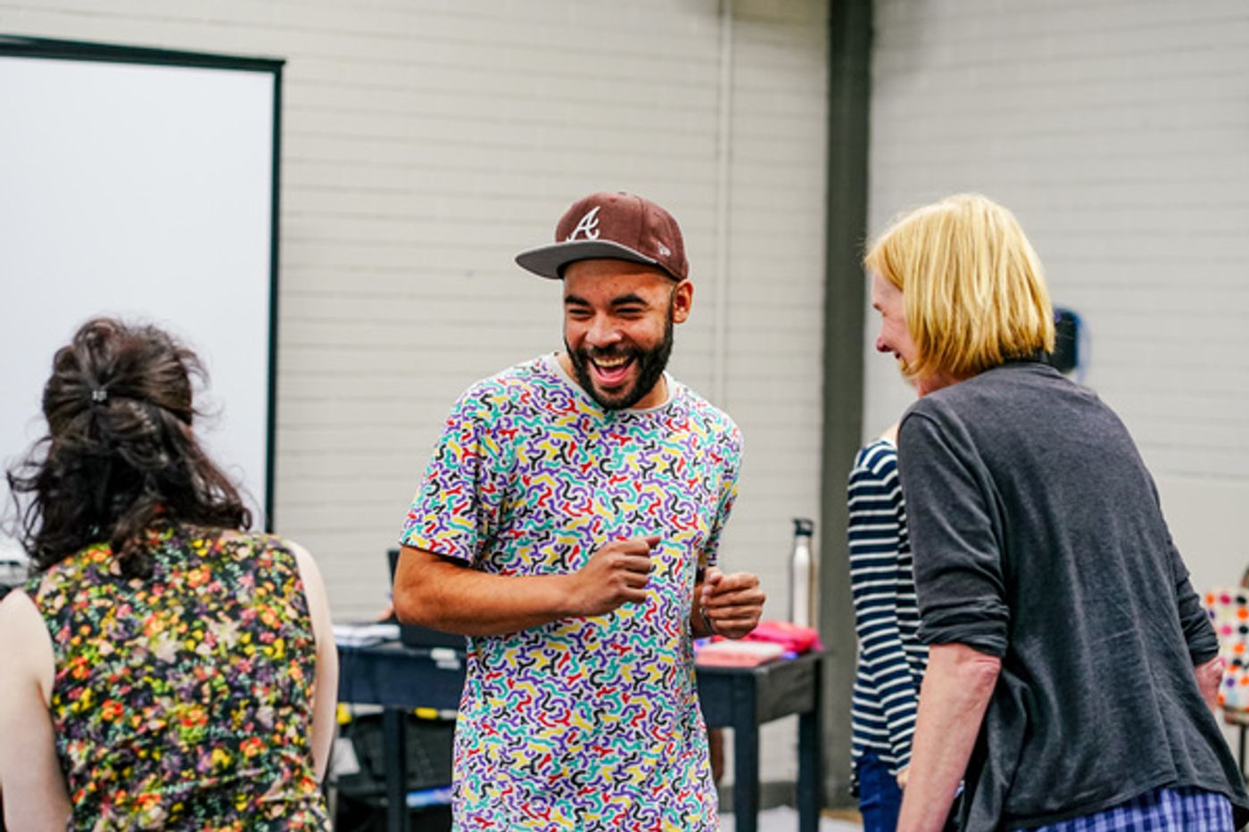 Photo Flash: Inside Rehearsal For New Vic Theatre's Production of Moira Buffini's HANDBAGGED Photo Flash: Inside Rehearsal For New Vic Theatre's Production of Moira Buffini's HANDBAGGED Image