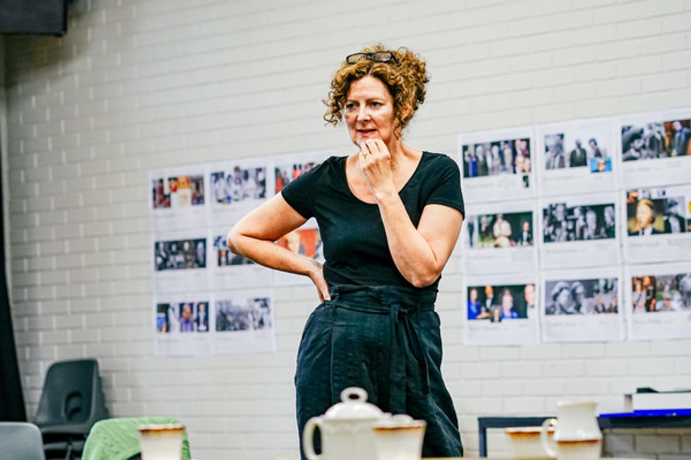 Photo Flash: Inside Rehearsal For New Vic Theatre's Production of Moira Buffini's HANDBAGGED Photo Flash: Inside Rehearsal For New Vic Theatre's Production of Moira Buffini's HANDBAGGED Image