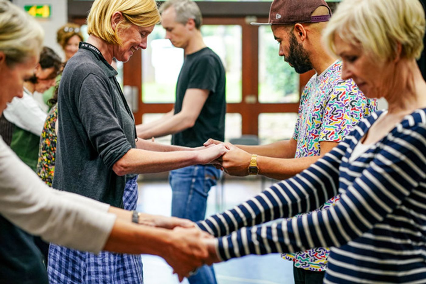 Photo Flash: Inside Rehearsal For New Vic Theatre's Production of Moira Buffini's HANDBAGGED Photo Flash: Inside Rehearsal For New Vic Theatre's Production of Moira Buffini's HANDBAGGED Image