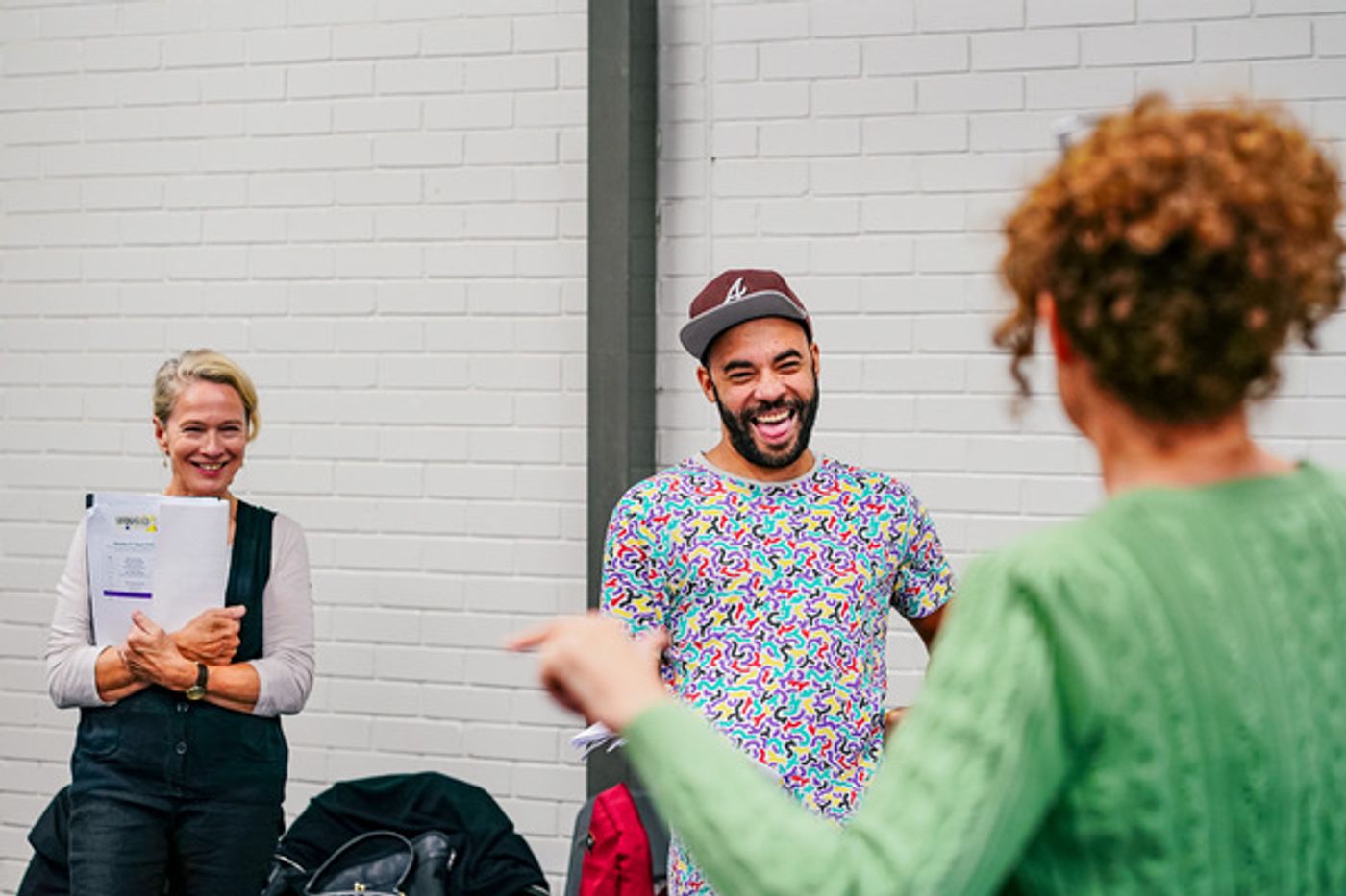 Photo Flash: Inside Rehearsal For New Vic Theatre's Production of Moira Buffini's HANDBAGGED Photo Flash: Inside Rehearsal For New Vic Theatre's Production of Moira Buffini's HANDBAGGED Image