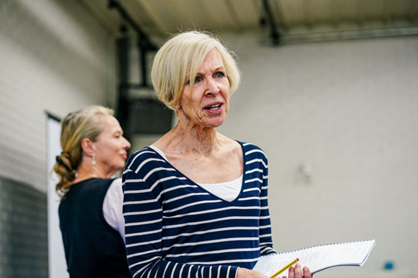 Photo Flash: Inside Rehearsal For New Vic Theatre's Production of Moira Buffini's HANDBAGGED Photo Flash: Inside Rehearsal For New Vic Theatre's Production of Moira Buffini's HANDBAGGED Image