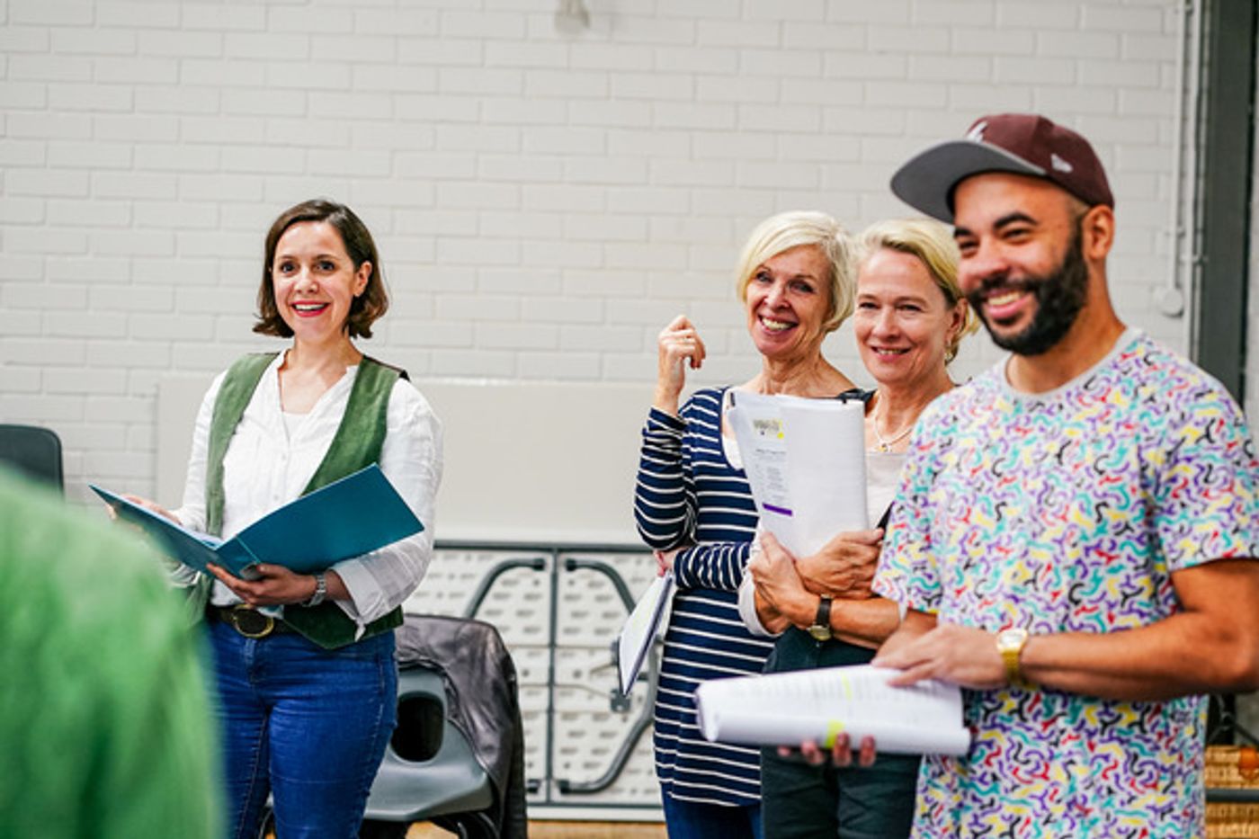 Photo Flash: Inside Rehearsal For New Vic Theatre's Production of Moira Buffini's HANDBAGGED Photo Flash: Inside Rehearsal For New Vic Theatre's Production of Moira Buffini's HANDBAGGED Image