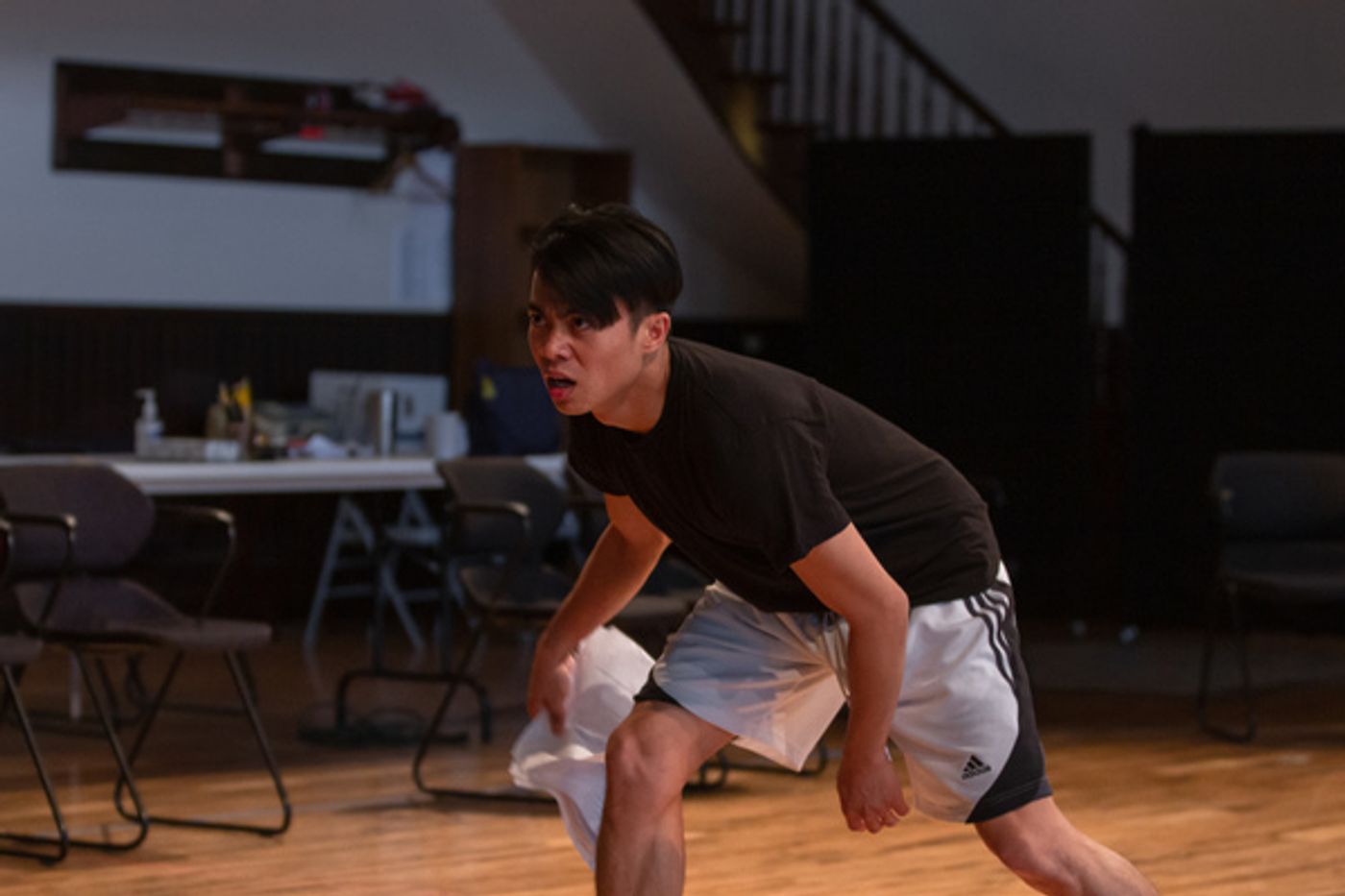 Photo Flash: In Rehearsal with Steppenwolf's THE GREAT LEAP  Image