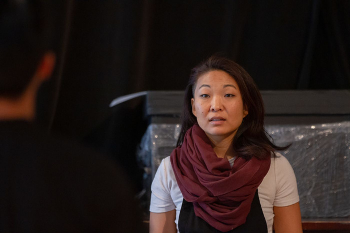 Photo Flash: In Rehearsal with Steppenwolf's THE GREAT LEAP  Image