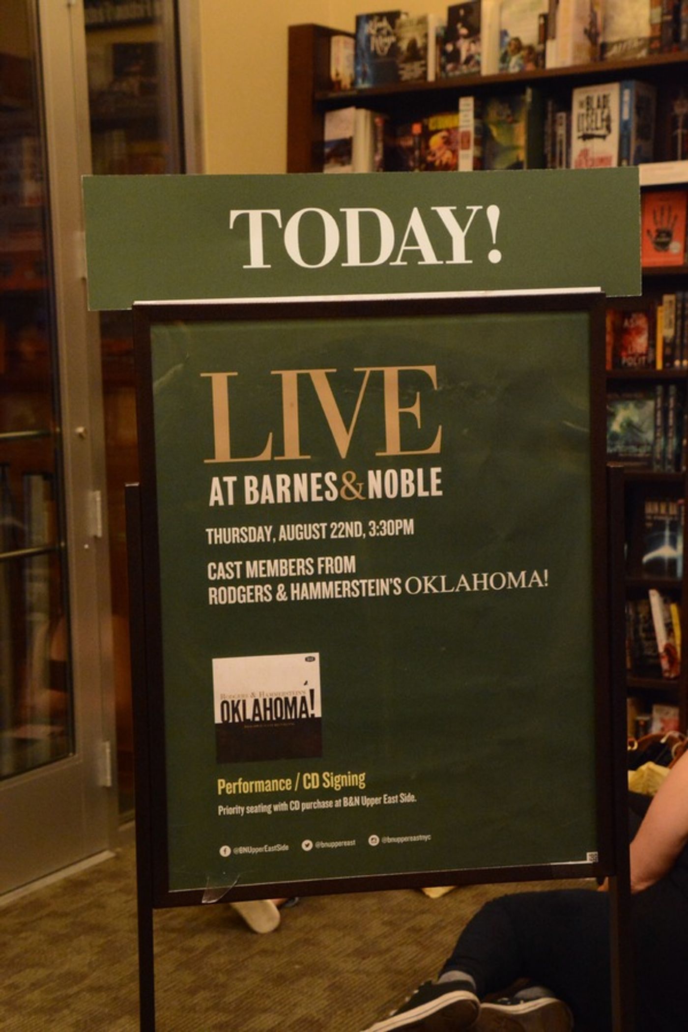 Photo Coverage: OKLAHOMA! Cast Celebrates Casting Recording Release at Barnes and Noble  Image