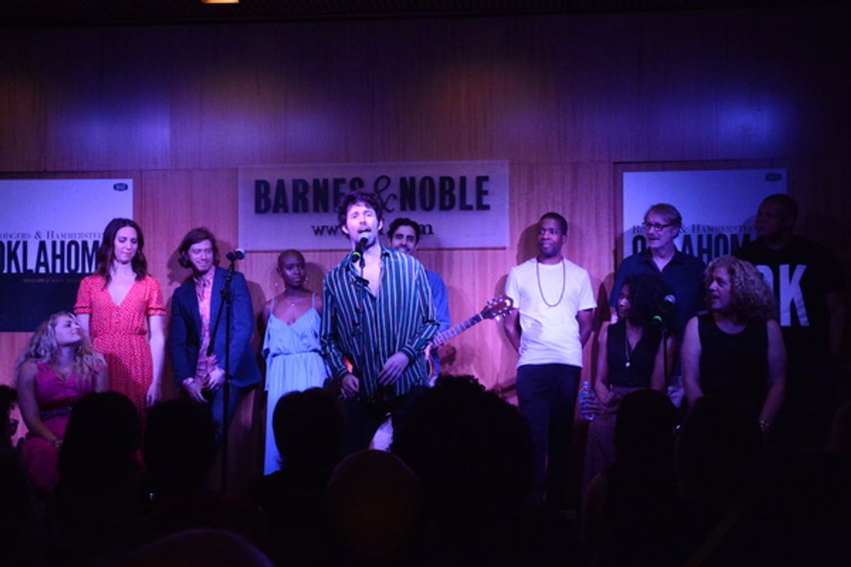 The Cast-Ali Stroker, Mallory Portnoym Patrick Vaill, Gabrielle Hamilton, James Davis, Damon Daunno, Anthony Cason, Mitch Tebo. Rebecca Naomi Jones, Mary Testa and Will Mann at 