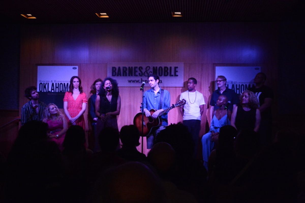 James Davis, Ali Stroker, Mallory Portnoy, Patrick Vaill, Rebecca Naomi Jones, Damon Daunno, Anthony Cason, Mitch Tebo, Gabrielle Hamilton, Mary Testa and Will Mann at 