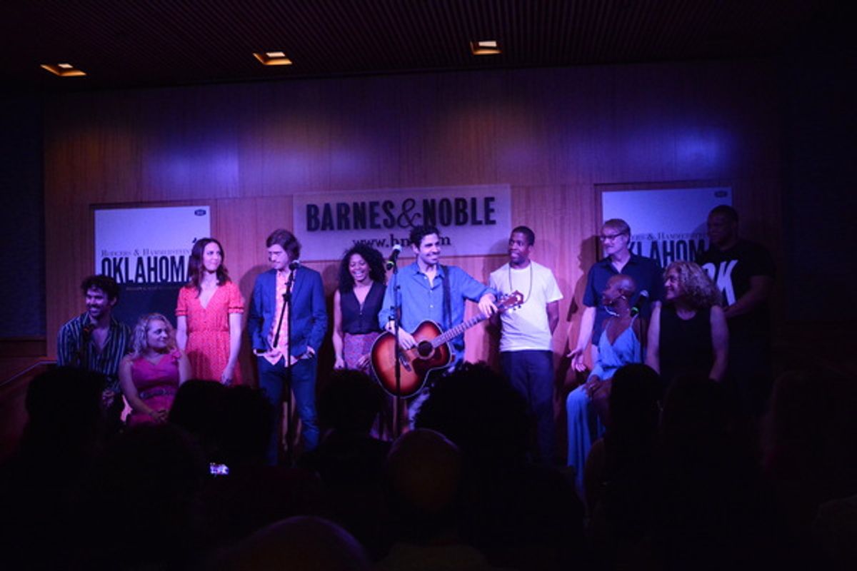 James Davis, Ali Stroker, Mallory Portnoy, Patrick Vaill, Rebecca Naomi Jones, Damon Daunno, Anthony Cason, Mitch Tebo, Gabrielle Hamilton, Mary Testa and Will Mann at 