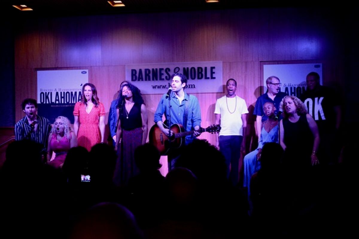 James Davis, Ali Stroker, Mallory Portnoy, Patrick Vaill, Rebecca Naomi Jones, Damon Daunno, Anthony Cason, Mitch Tebo, Gabrielle Hamilton, Mary Testa and Will Mann at 