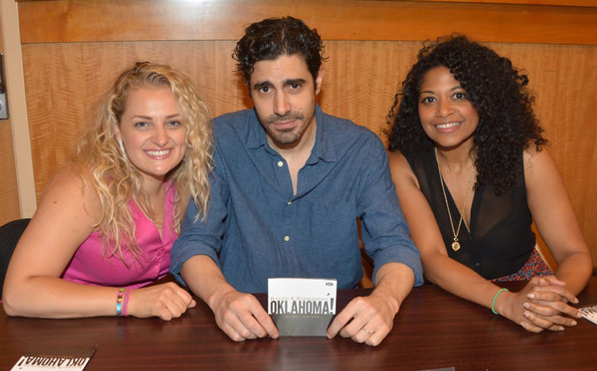 Ali Stroker, Damon Daunno and Rebecca Naomi Jones at 