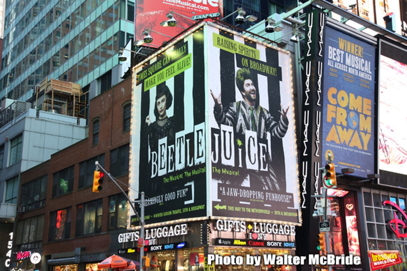 Photo Coverage: BEETLEJUICE Haunts Times Square With New Billboard Photo Coverage: BEETLEJUICE Haunts Times Square With New Billboard Image