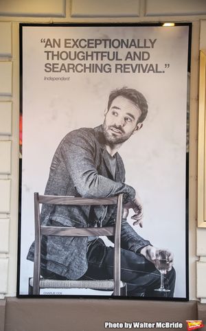 Theatre Marquee for Harold Pinter's "Betrayal" starring Tom Hiddleston, Zawe Ashto an Photo