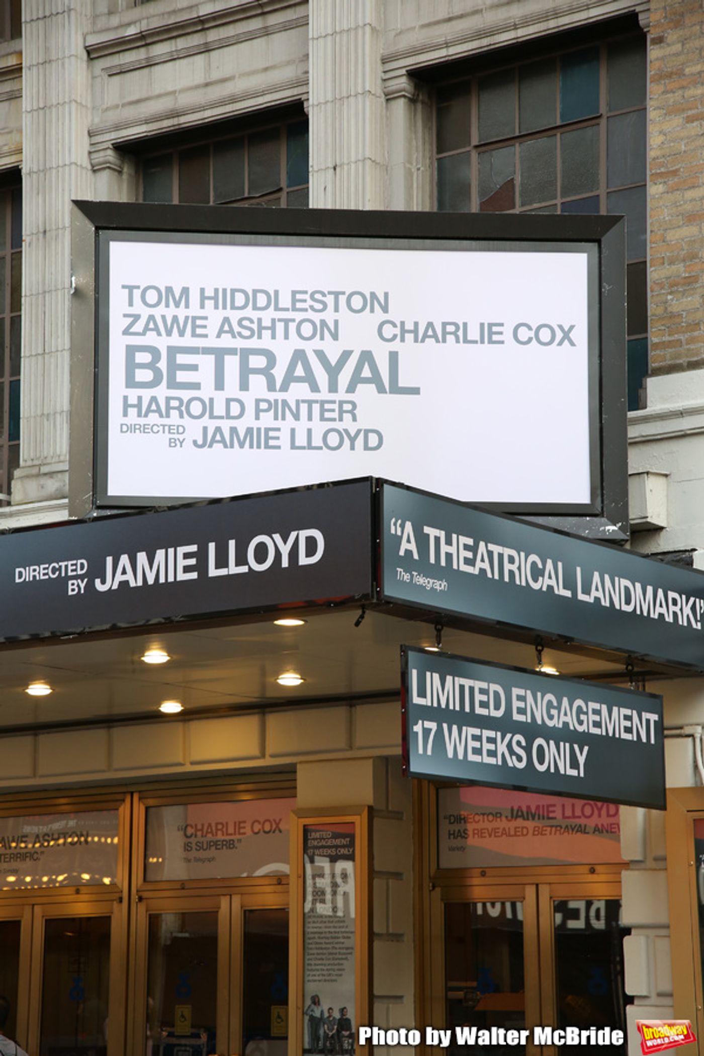 Up On The Marquee: BETRAYAL Arrives on Broadway  Image