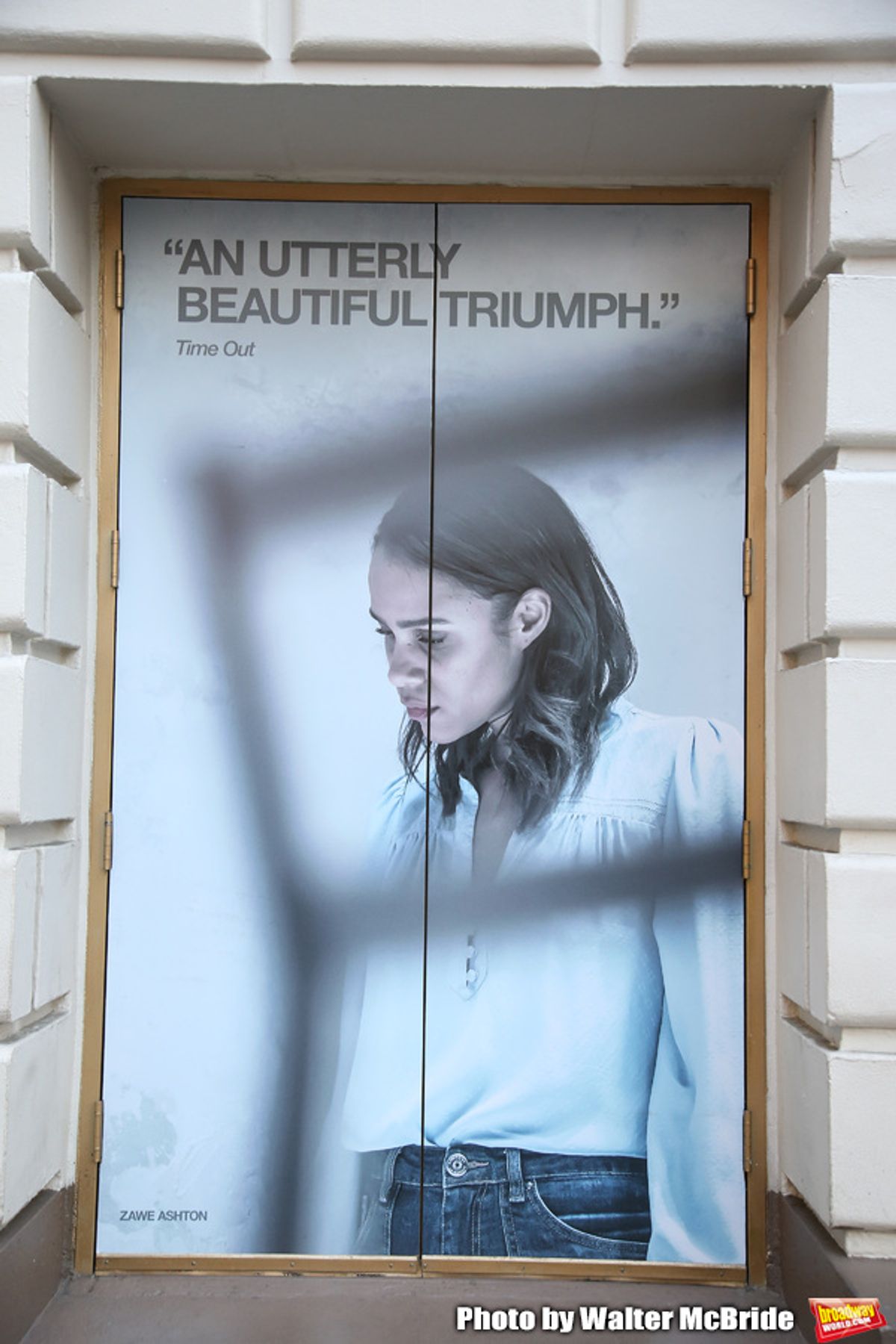 Theatre Marquee for Harold Pinter's 'Betrayal' starring Tom Hiddleston, Zawe Ashto and Charlie Cox under the direction of Jamie Lloyd at the Jacobs Theatre on August 22, 2019 in New York City.

 at 