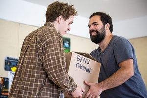 TOM MILLIGAN (playing Ben) with  Photo